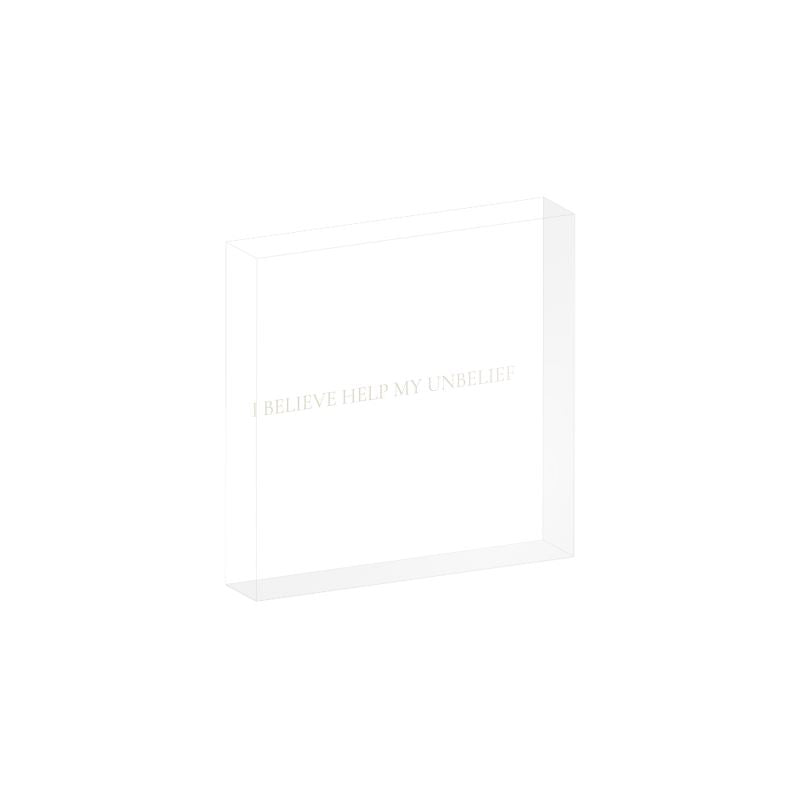 FIVE WORDS - Acrylic Blocks